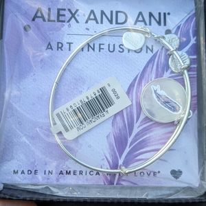 NWT Alex and Ani art infusion feather